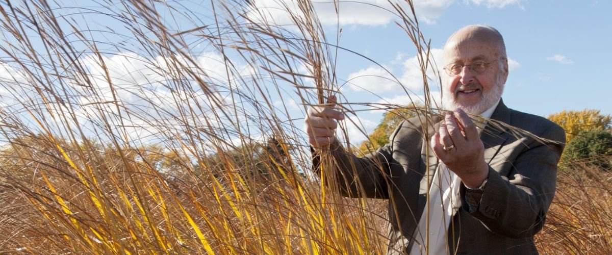 A photo of Don Wyse in a field