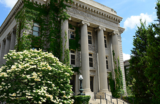 Morrill Hall entrance view of the building.