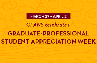 Graduate-Professional Student Appreciation Week graphic.